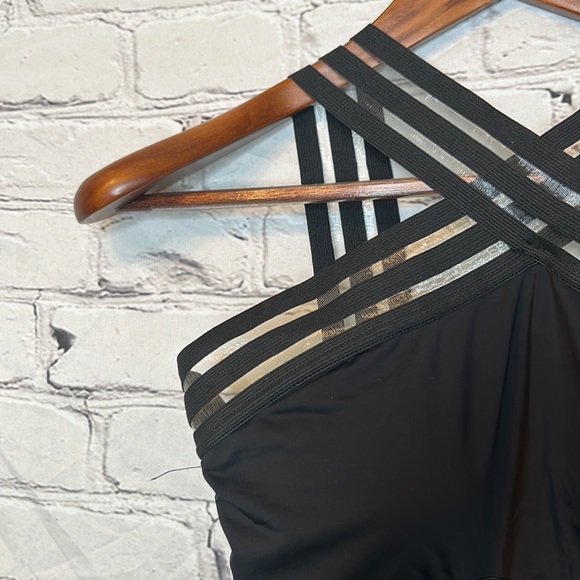 Hilor Black One-Piece Swimsuit Size Medium Size 8-10 Brand New W/Tags - Picture 3 of 14